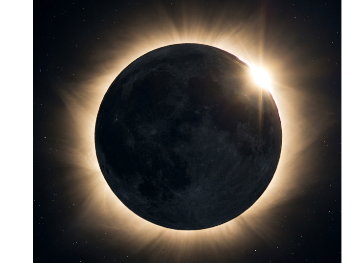 Guia Eclipse Solar España 2026 - Anillo de diamante